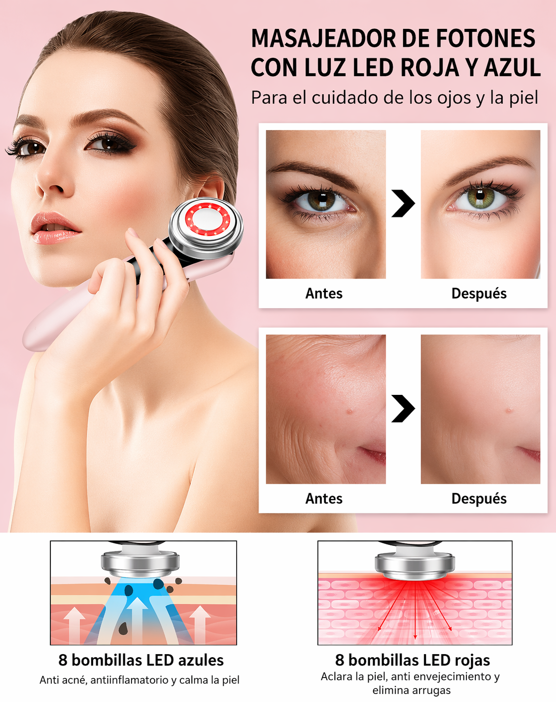 Masajeador Facial 4 en 1